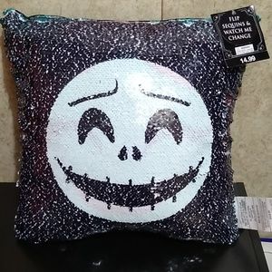 Sequin Pillow Nightmare Before Christmas